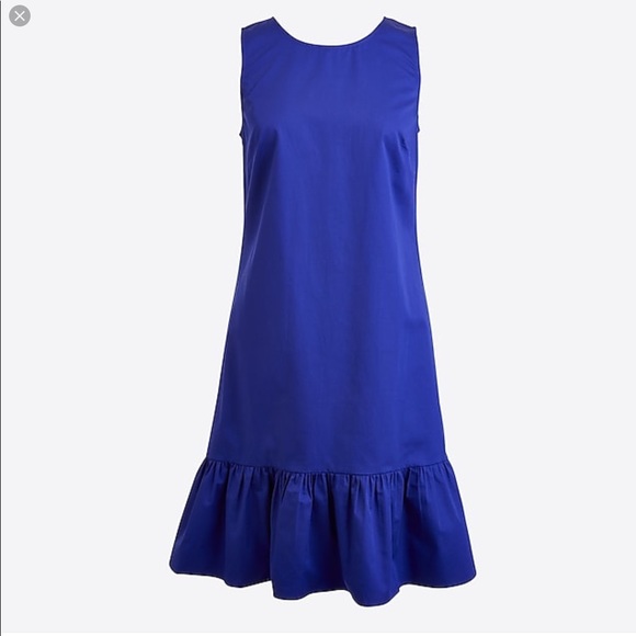 J Crew Bright Blue Dress. NWT. Size Small - Picture 5 of 7